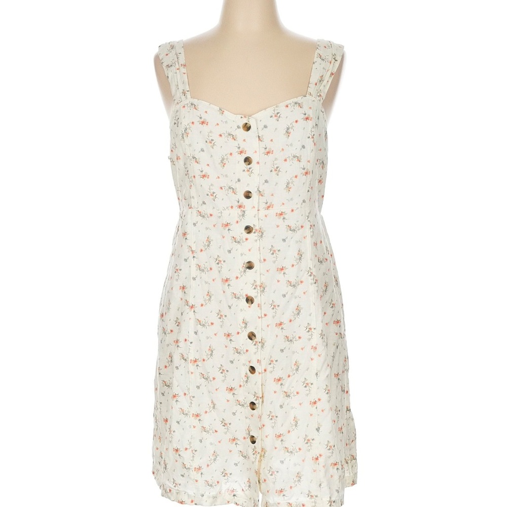 American Eagle sundress Floral Button-Down Dress Large